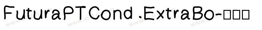 FuturaPTCond ExtraBo字体转换